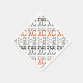 Serviette En Papier Courant cross-country - Orange - Exécution XC (Coin)