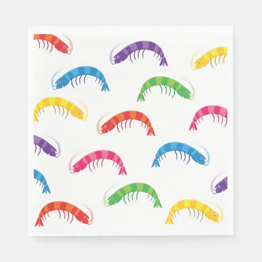 Serviette En Papier Courbes de parti (Devant)