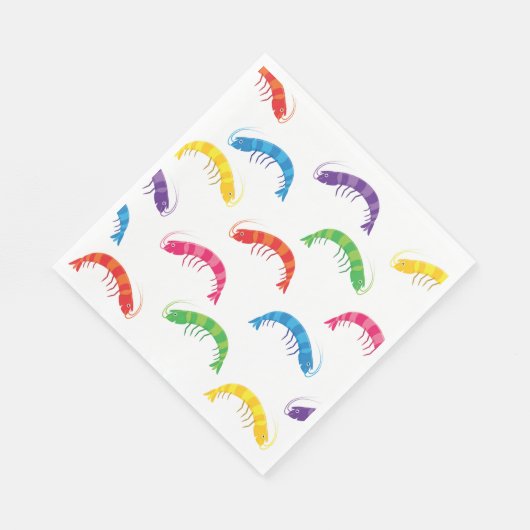 Serviette En Papier Courbes de parti (Coin)