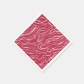 Serviette En Papier Courbes d'esquisse (Coin)