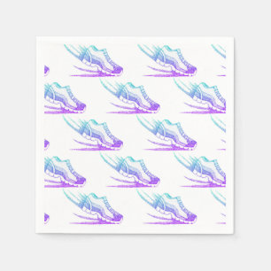 Serviette En Papier Coureur de chaussures Jogger fête d'anniversaire