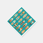 Serviette En Papier Coureurs des Vagues (Coin)