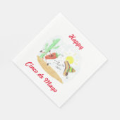 Serviette En Papier Courir habanero blanc déjeuner serviettes en papie (Coin)