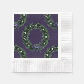 Serviette En Papier Couronne de crânes