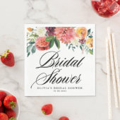 Serviette En Papier Couronne de fleurs d'automne Fête de mariage d'aut (En situation)