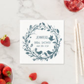 Serviette En Papier Couronne de folklore scandinave (En situation)