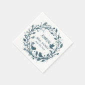 Serviette En Papier Couronne de folklore scandinave (Coin)