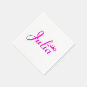 Serviette En Papier Couronne de la princesse (Coin)