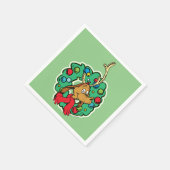 Serviette En Papier Couronne de Noël de Grinch | Max (Coin)