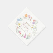 Serviette En Papier Couronne fleur sauvage baptiste (Coin)