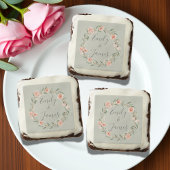 Serviette En Papier Couronne rose verte et romantique