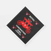 Serviette En Papier Couronnement royal roi Charles III (Coin)