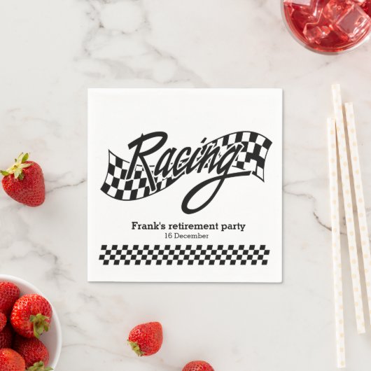 Serviette En Papier Course (En situation)