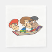 Serviette En Papier Course automobile pour enfants Pinewood Derby (Devant)
