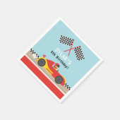 Serviette En Papier Course Automobile Racer Garçons Anniversaire (Coin)
