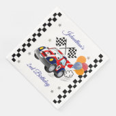 Serviette En Papier Course fête d'anniversaire | Voiture de course et  (Coin)