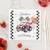Serviette En Papier Course fête d'anniversaire | Voiture de course et  (En situation)
