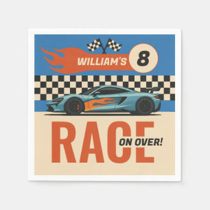 Serviette En Papier Course sur plus de Cool Voiture Race Boys Annivers