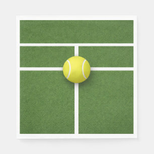 Serviette En Papier Court central de tennis Party