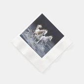 Serviette En Papier Coussin de chevaux au galop (Coin)