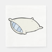 Serviette En Papier Coussin de dessin animé avec géant (Devant)