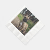 Serviette En Papier Coussin de lancer Bouledogue Français (Coin)