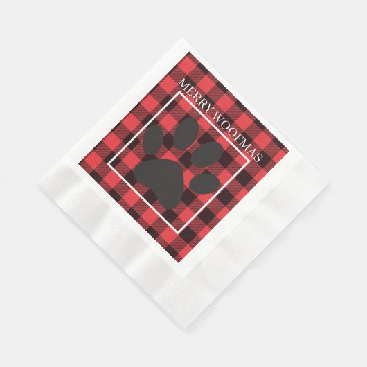 Serviette En Papier Coussin WoofmasThrow (Coin)