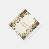 Serviette En Papier Couverture de la soirée de douche de bride du club (Coin)