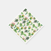 Serviette En Papier Couverture de plantes en pot fantaisistes (Coin)