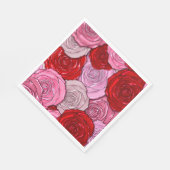 Serviette En Papier Couverture des Roses (Coin)