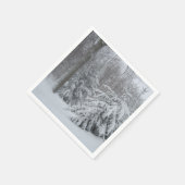 Serviette En Papier Couvre-neige en hiver (Coin)