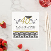 Serviette En Papier Couvre-serviettes de réunion de classe 40 ans - No (En situation)