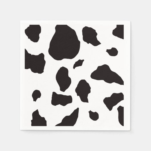 Serviette En Papier Cow (Devant)