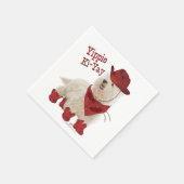 Serviette En Papier Cow-boy en bottes (Coin)