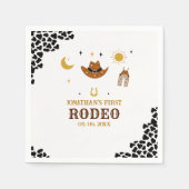 Serviette En Papier Cowboy Birthday Boy (Devant)