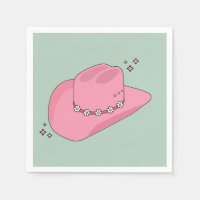 Cowboy Casquette Preppy Rose Et Vert