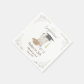 Serviette En Papier Cowboy Cowgirl Graduation Pays Western Party (Coin)