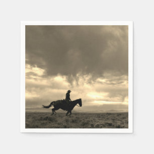 Serviette en papier Cowboy de l'Ouest