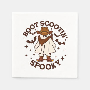 Serviette En Papier Cowboy Ghost Cowhide Boot Scooter Éffrayant Wester
