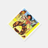 Serviette En Papier cowboy mignon (Coin)
