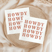 Serviette En Papier Cowgirl du désert dernier rodéo