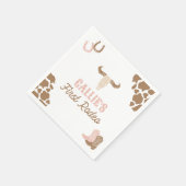 Serviette En Papier Cowgirl Rodeo fête d'anniversaire (Coin)