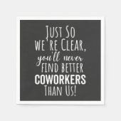 Serviette En Papier Coworker | Moving | Leaving (Devant)