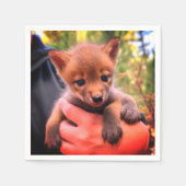 Serviette En Papier Coyote Cub (Devant)