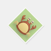 Serviette En Papier Crabe (Coin)