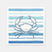 Serviette En Papier Crabe (Devant)