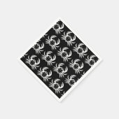 Serviette En Papier Crabe blanc (Coin)