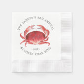 Serviette En Papier Crabe Crimelle | Crab Boy, événement (Devant)