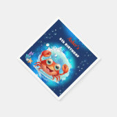 Serviette En Papier Crabe Marine Bleu Anniversaire Pool Party Garçon â (Coin)