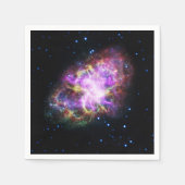 Serviette En Papier Crabe Nebula Supernova Remnant Hubble Composite (Devant)